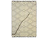 8x11 Moroccan Beige Hand Woven Wool Area Rug